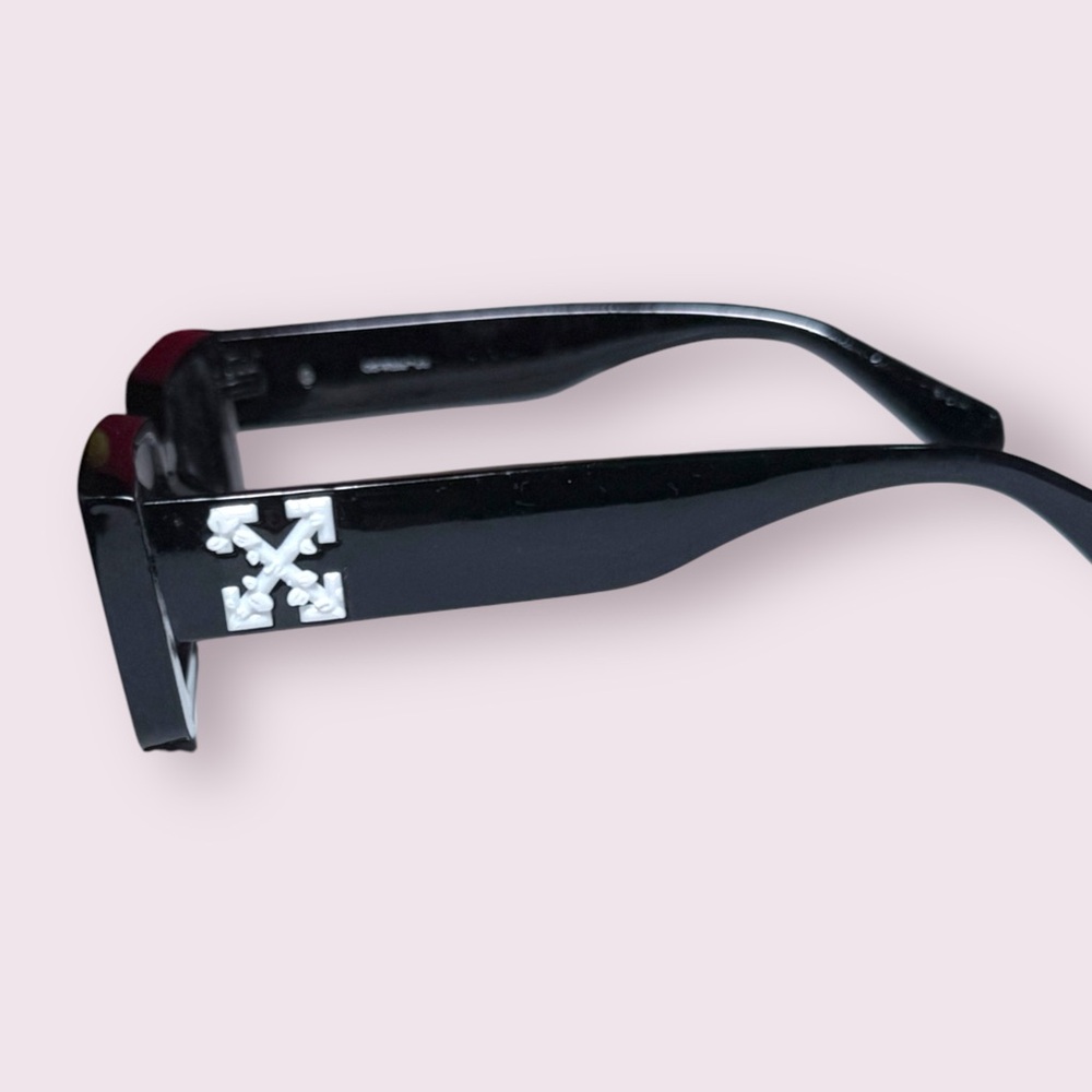 Off-White Arthur Acetate Rectangle Sunglasses - image 2